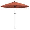 vidaXL parasol med aluminiumstang 270 cm terrakotta