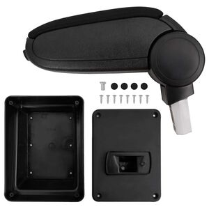 vidaXL arml&aelig;n til SKODA OCTAVIA (efter 2014) sort 17x40x(31-49) cm ABS