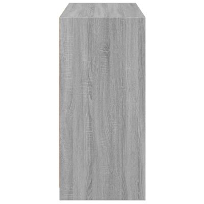 vidaXL tøjreol 77x48x102 cm konstrueret træ grå sonoma-eg