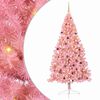 vidaXL Kunstig Forbelyst Juletr&aelig; med 300 LED'er Lyser&oslash;d 240 cm PVC