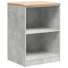 vidaXL Garageopbevaringsskab Beton Gr&aring; 60x51x85cm Massivt tr&aelig; Fyrretr&aelig;