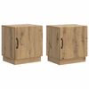 vidaXL Sengebord 2 stk. Artisan-eg 43 x 34,5 x 47 cm Konstrueret tr&aelig;