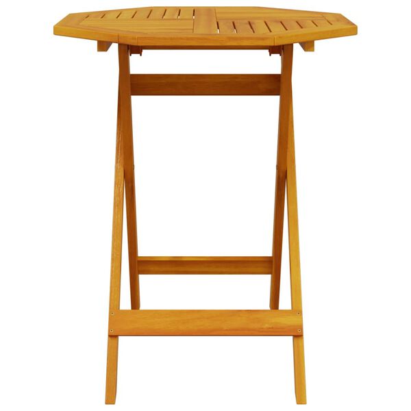 vidaXL foldbart bistros&aelig;t 3 dele massivt akacietr&aelig;
