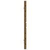 vidaXL sengegavl 206x3x63 cm massivt fyrretr&aelig; gyldenbrun