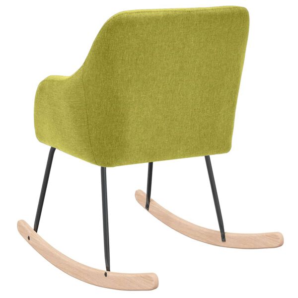 vidaXL gyngestol stof gr&oslash;n