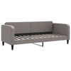 vidaXL daybed med udtræk 80x200 cm stof gråbrun