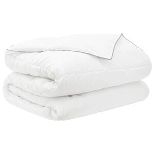 vidaXL Sommer dyne 260 x 220 cm Sommer 150 gsm Bambusfiber Hvid