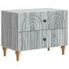 vidaXL Natskab Gr&aring; sonoma-eg 62 x 34,5 x 48 cm Konstrueret tr&aelig;