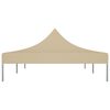 vidaXL tag til festtelt 6x3 m 270 g/m² beige