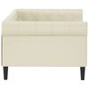 vidaXL daybed 80x200 cm kunstlæder cremefarvet