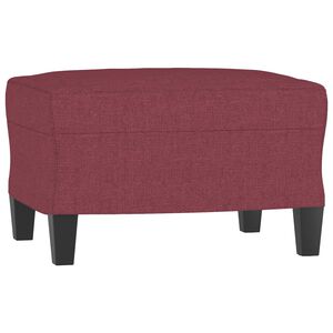 vidaXL fodskammel 60x50x41 cm stof vinr&oslash;d