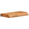vidaXL væghylder 2 stk. 30x20x3,5 cm massivt akacietræ