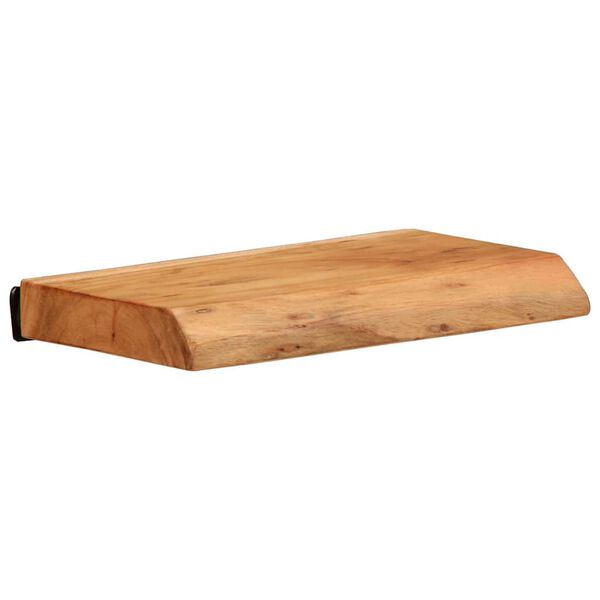 vidaXL væghylder 2 stk. 30x20x3,5 cm massivt akacietræ