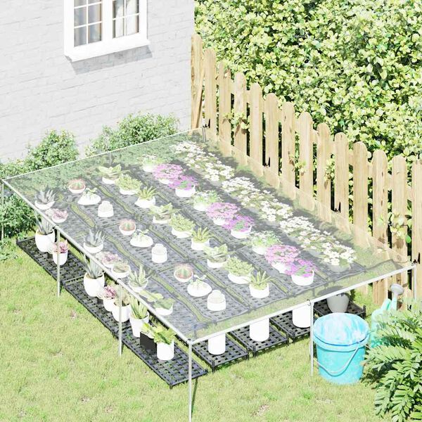 vidaXL klar presenning med &oslash;jer 2x3 m PVC