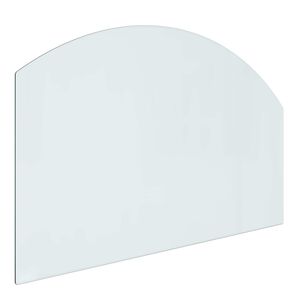vidaXL Pejs glasplade Transparent 80 x 50 cm Glas
