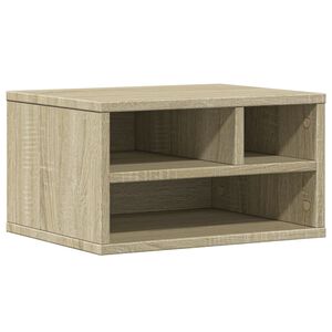 vidaXL printerstativ 40x32x22,5 cm konstrueret tr&aelig; sonoma-eg