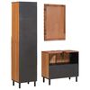 vidaXL Badev&aelig;relsess&aelig;t 3 pcs Akaciebrown finish Massivt mangotr&aelig;