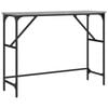 vidaXL konsolbord 100x32x75 cm konstrueret tr&aelig; gr&aring; sonoma-eg