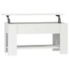 vidaXL sofabord 101x49x52 cm konstrueret tr&aelig; hvid