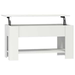 vidaXL sofabord 101x49x52 cm konstrueret tr&aelig; hvid