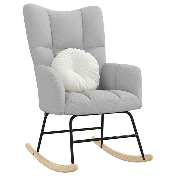 vidaXL gyngestol stof skygr&aring;