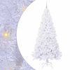 vidaXL Kunstigt juletr&aelig; med 300 LED'er Hvid 240 cm PVC og St&aring;l