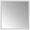 vidaXL LED badev&aelig;relsesspejl Transparent 40 x 40 cm h&aelig;rdet glas