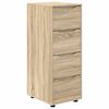 vidaXL Opbevaringsskab 40 x 48 x 105 cm Konstrueret tr&aelig; Sonoma eg