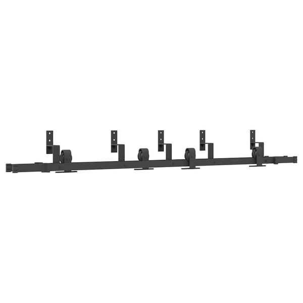 vidaXL skinnes&aelig;t til skyded&oslash;r 200 cm st&aring;l sort