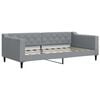 vidaXL daybed 90x190 cm stof lysegr&aring;