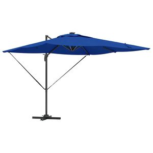 vidaXL Parasol Azure Blue 286 x 284 x 270 cm Aluminium og Polyester