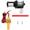 210229 12V Electric Winch 907 KG Tr&aring;d fjernbetjening