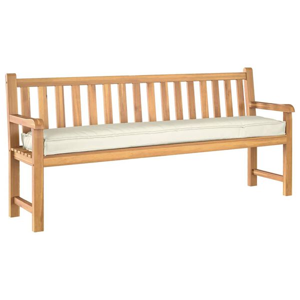 vidaXL Pallet pude Creme 180 x 40 x 8 cm Oxford stof