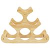 vidaXL vinreol til 6 flasker 35x18x25,5 cm bambus