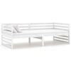 vidaXL daybed 90x200 cm massivt fyrretr&aelig; hvid