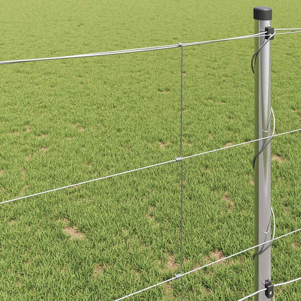 vidaXL Markhegn Grå 1 x 10 m Stål