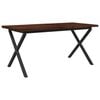 vidaXL Dining table med live edge 160 x 80 x 75 cm Massivt Akacietr&aelig;