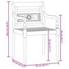 vidaXL spisebordss&aelig;t til haven 7 dele massivt teaktr&aelig;