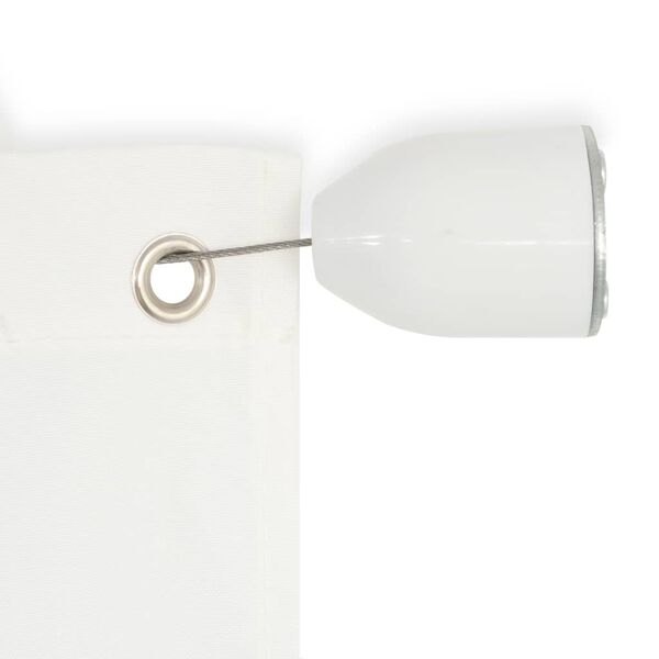 vidaXL vertikal markise oxfordstof 140 x 240 cm hvid