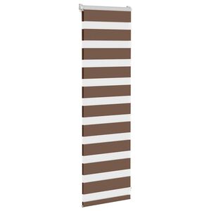 vidaXL zebragardin brun 40x100 cm stofbredde 35,9 cm polyester