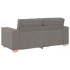 vidaXL 2-personers sofa taupe 180x78x84 cm stof