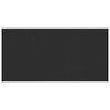 vidaXL Vindueskarm Sort med tr&aelig;struktur 100 x 45 x 4,5 cm PVC