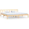 vidaXL sengeramme 180x200 cm massivt fyrretr&aelig;
