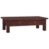 vidaXL sofabord 100x50x30 cm massivt mahognitr&aelig; klassisk brun