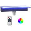 vidaXL vandfald med RGB LED'er 45 cm akryl