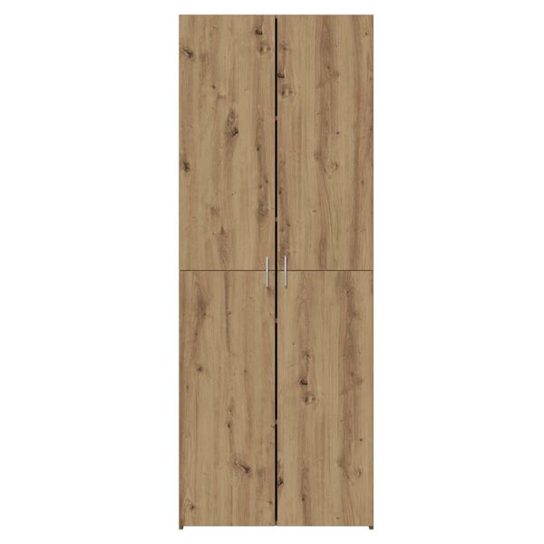 vidaXL Highboard 2 pcs Artisan Egetr&aelig; 70 x 42,5 x 185 cm