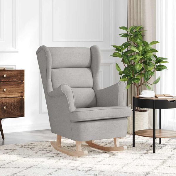 vidaXL gyngestol 74x90x102 cm stof skygr&aring;