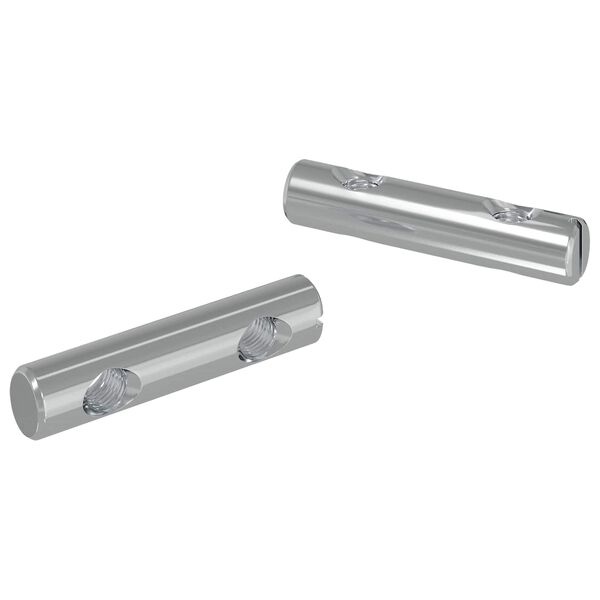 vidaXL Skruen 2 pcs Zinkbelagt 60 x 12 mm Jern