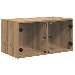 vidaXL V&aelig;gskab 68 x 37 x 35 cm Konstrueret tr&aelig; Artisan Egetr&aelig;
