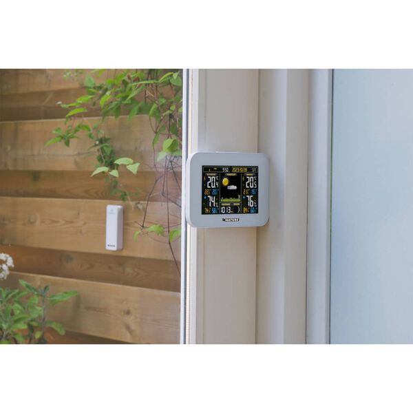 Nature digital vejrstation H12,5x17,5x2,5 cm hvid